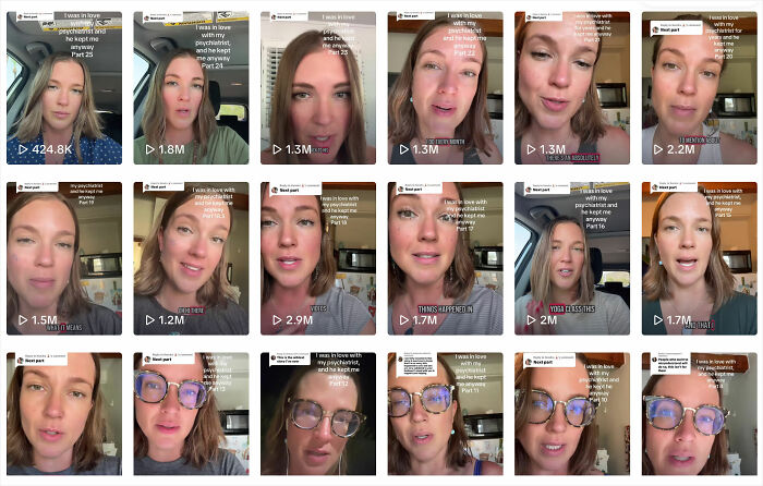 Woman obsessed with her therapist shares multiple videos defending him, sparking netizens&rsquo; stunned reactions online.