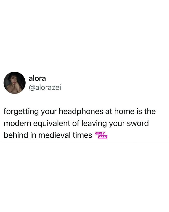 Funny meme about forgetting headphones, illustrating a relatable moment in neurodivergence with modern life comparisons.