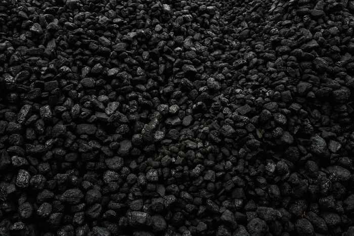 Close-up of dark coal pieces piled together, illustrating disturbing facts shared by people about hidden truths.