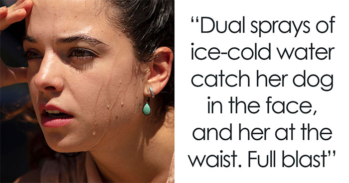 Man Tired Of Neighbor Not Picking Up After Her Dog, Uses Sprinklers For Revenge And Witnesses Her Reaction