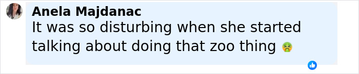 Comment from Anela Majdanac reacting to a sudden change in expression decoded by a body language expert in a scandalous documentary. Comment from Anela Majdanac reacting to a sudden change in expression decoded by a body language expert in a scandalous documentary.