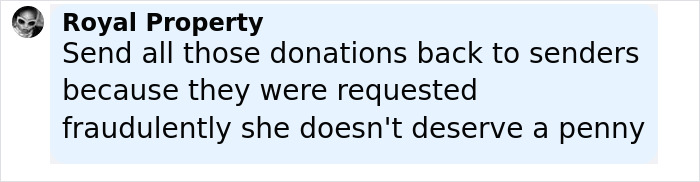 Comment by Royal Property criticizing donations in response to mom who called autistic child n-word facing criminal charges. Comment by Royal Property criticizing donations in response to mom who called autistic child n-word facing criminal charges.