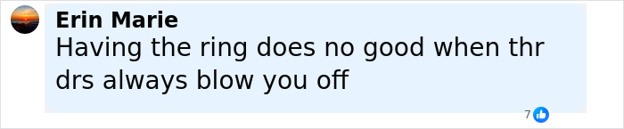 Comment highlighting frustration about smart ring&rsquo;s health detection capabilities before doctor's diagnosis.