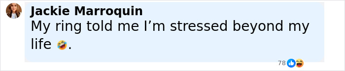 Social media post showing a woman claiming her smart ring detected major illness before her doctor's diagnosis.