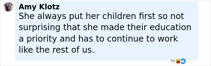 Comment by Amy Klotz discussing parenting priorities and continuing to work in everyday life after downfall of reality star Kate Gosselin.