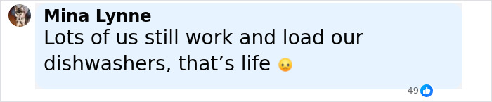 Comment about life and chores reflecting reality star Kate Gosselin&rsquo;s forced return to nursing career after downfall.