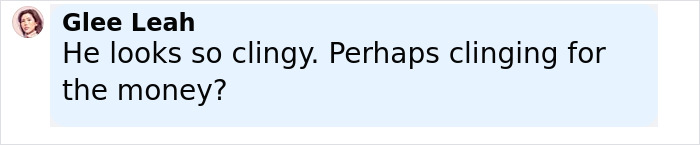 Comment text on a social media post discussing David and Victoria Beckham feeling heartbroken over son Brooklyn's vow renewal speech.