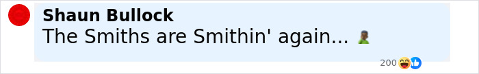 Screenshot of a social media comment about Will Smith's and Jada Pinkett's daughter causing worries with a crying selfie and NSFW message.