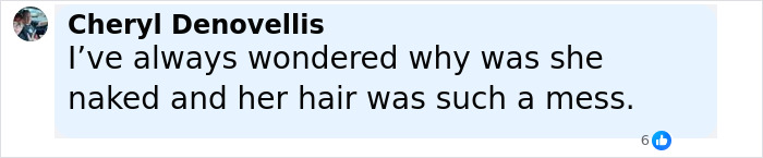 Comment from Cheryl Denovellis questioning Marilyn Monroe's state during the autopsy, highlighting suspicious findings decades later. - 16