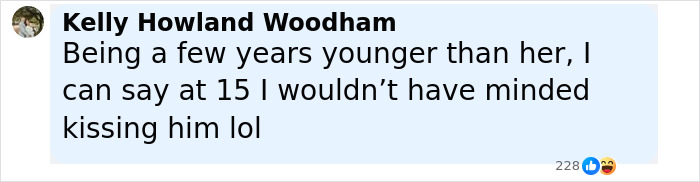 Comment about Alicia Silverstone at 15 years old kissing her 30-year-old co-star and thinking he became her boyfriend. Comment about Alicia Silverstone at 15 years old kissing her 30-year-old co-star and thinking he became her boyfriend.