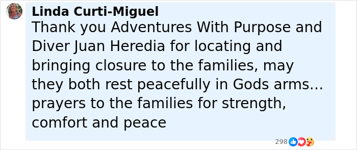 Comment expressing gratitude for the recovery of missing mom and baby, offering prayers for families' strength and peace. Comment expressing gratitude for the recovery of missing mom and baby, offering prayers for families' strength and peace.