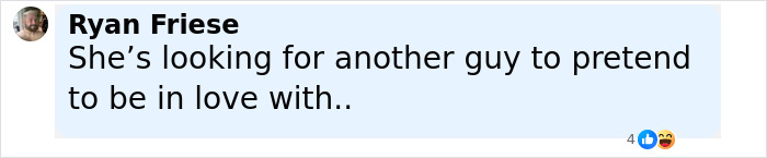 Comment by Ryan Friese reacting to Blake Lively getting leading role in new rom-com, expressing skepticism about love interest.