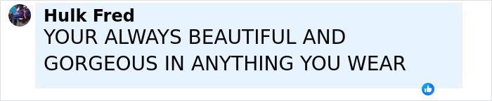 Comment praising Emma Watson for looking beautiful and gorgeous in anything she wears, responding to see-through dress on a hike.