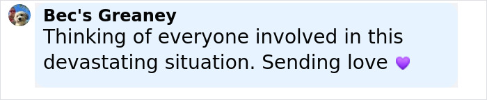 Screenshot of a social media comment expressing sympathy for a dad who lost life after being buried alive while digging sand.