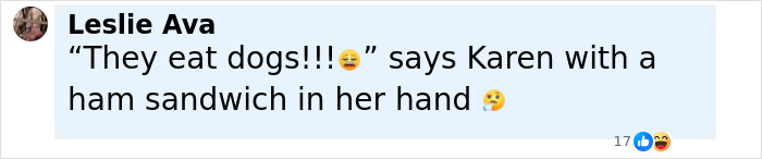 Screenshot of a social media comment reacting to a dog meat farm, mentioning violent threats after going viral. - 7