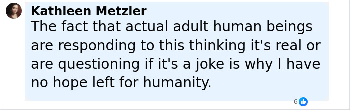 Comment by Kathleen Metzler expressing despair over humanity after reactions to viral dog meat farm owner threats. - 22