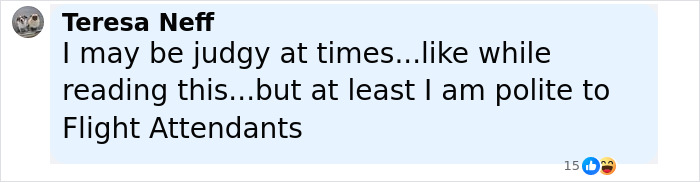 User comment about being polite to flight attendants in response to intoxicated man’s threat defended by supermodel wife. User comment about being polite to flight attendants in response to intoxicated man’s threat defended by supermodel wife.