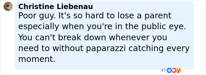 Comment expressing sympathy for Brad Pitt's final public message to his mom after her passing, sparking support. Comment expressing sympathy for Brad Pitt's final public message to his mom after her passing, sparking support.