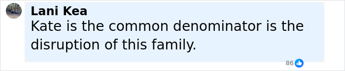 Comment by Lani Kea about family disruption, related to Kate and Jon Gosselin&rsquo;s son Collin&rsquo;s heartbreaking message.