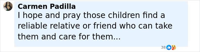 Comment expressing hope for hungry and thirsty toddlers to find a reliable caregiver to care for them.