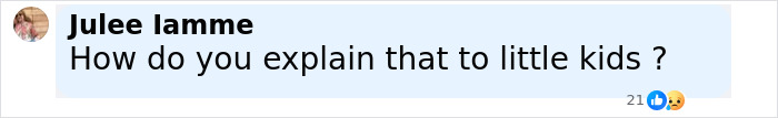 Comment on a social media post expressing concern about explaining difficult topics to toddlers in a heartfelt discussion about hungry and thirsty toddlers.