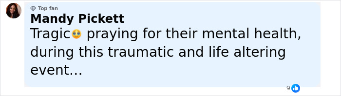 Comment expressing concern for toddlers' mental health after a traumatic food and thirst crisis leading to police intervention.