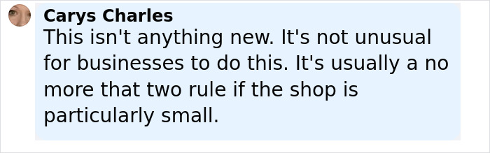 User comment discussing business practices related to new details emerging after video of 13-year-old arrested at McDonald's controversy.