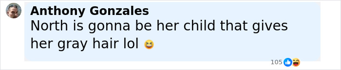 Comment about Kim Kardashian's 12-year-old daughter North West wearing a corset, causing controversy online.