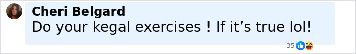 Comment from Cheri Belgard mentioning kegel exercises in response to discussion about Ozempic vulva side effects of weight-loss meds.