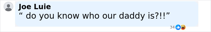 Comment on social media saying do you know who our daddy is related to Sean Diddy's twin daughters' rollercoaster incident.
