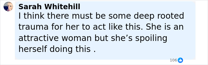 Comment by Sarah Whitehill discussing Bonnie Blue&rsquo;s ex-husband speaking out about her career in a documentary.