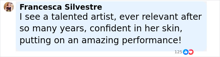 46-year-old Nelly Furtado onstage showing off her natural curves wearing a racy top and miniskirt during a live performance