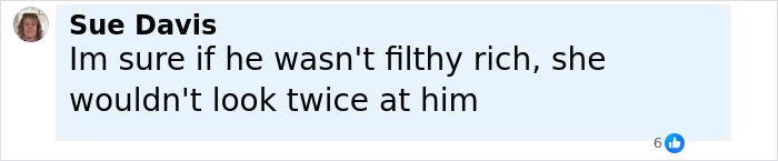 Screenshot of a social media comment reacting to Leonardo DiCaprio&rsquo;s PDA-filled yacht trip with girlfriend.