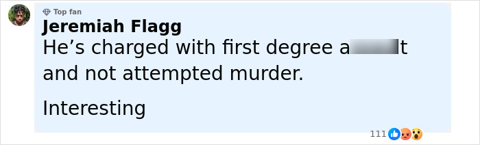 Comment by Jeremiah Flagg on legal charges related to shooting involving a white man and black disabled veteran. Comment by Jeremiah Flagg on legal charges related to shooting involving a white man and black disabled veteran.