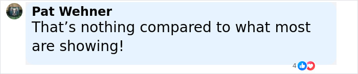 Facebook comment by Pat Wehner reacting to viral memes about Jamie Lee Curtis cleavage moment.