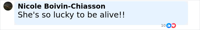 Comment on social media post showing support after teen daughter's heartbreaking question to mom following dog mauling incident.