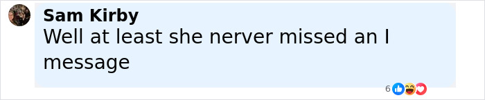 Comment on social media post about a 20-year-old woman passing away with 26 iPhones glued to her body, referencing iPhone obsession. - 19