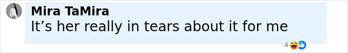 Screenshot of a social media comment reacting to Will Smith and Jada Pinkett's daughter crying selfie with NSFW message.