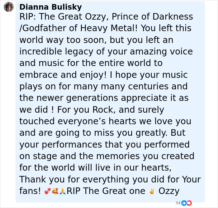 Alt text: Fans honor rock legends as Ozzy Osbourne is laid to rest in an intimate lakeside family farewell.