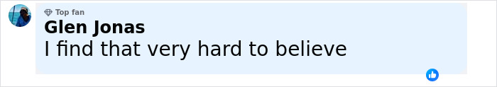 Comment from user Glen Jonas saying he finds it very hard to believe, related to Steve Irwin’s small fortune left to children Robert and Bindi revealed. Comment from user Glen Jonas saying he finds it very hard to believe, related to Steve Irwin’s small fortune left to children Robert and Bindi revealed.
