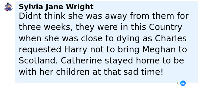 Comment from Sylvia Jane Wright sharing thoughts on Meghan Markle and Queen Elizabeth’s passing during a difficult time. Comment from Sylvia Jane Wright sharing thoughts on Meghan Markle and Queen Elizabeth’s passing during a difficult time.