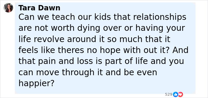 Comment by Tara Dawn reflecting on relationships and pain after a breakup, linked to woman’s 15,500-ft jump story. Comment by Tara Dawn reflecting on relationships and pain after a breakup, linked to woman’s 15,500-ft jump story.