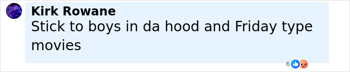 Comment from Kirk Rowane expressing opinion about Ice Cube's War Of The Worlds movie after poor Rotten Tomatoes score.