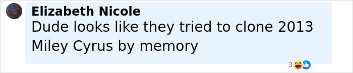 Comment on social media mentioning MGK claims about being half alien and age confusion in a casual tone.