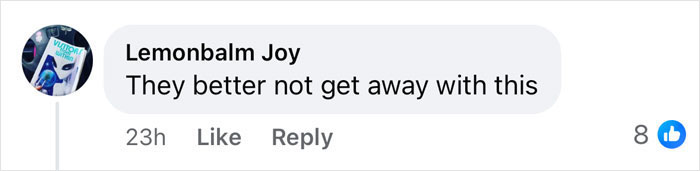 Facebook comment expressing concern about polygraph results made public for parents of disappeared kids.