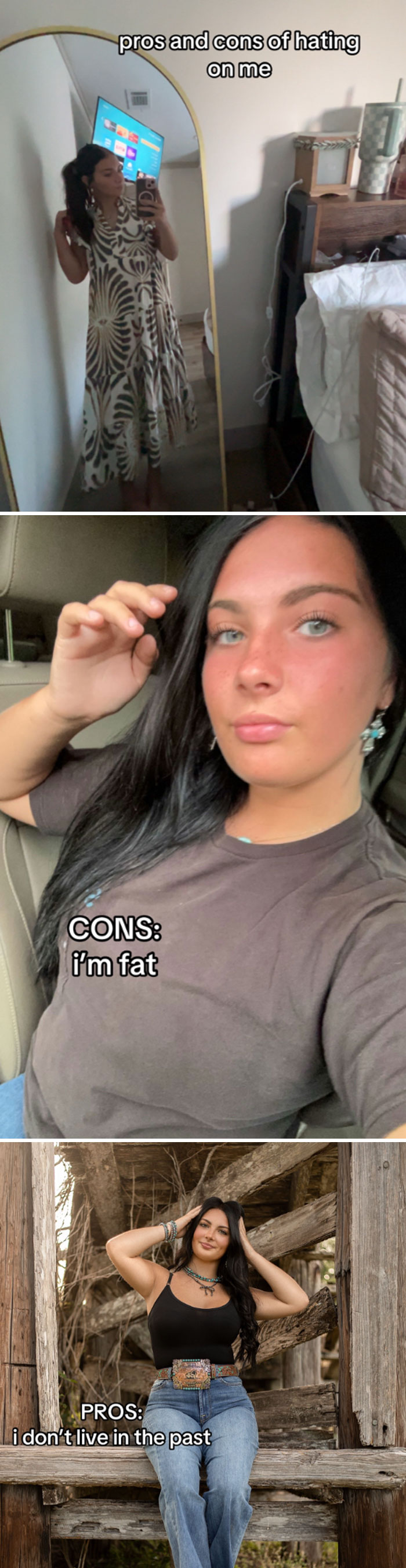 Comparison pics showing people before and after a lifestyle change highlighting personal transformation and self-acceptance.