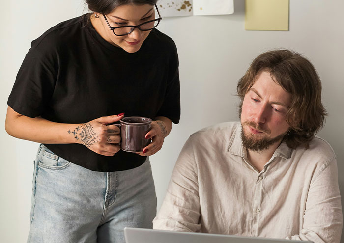 Woman trusting gut feeling while men’s behaviors in casual setting might make women feel unsafe