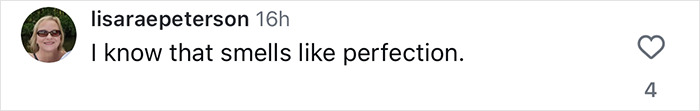 Fan comment praising a scent, related to Jennifer Aniston’s accidental purse reveal with relatable items going viral. Fan comment praising a scent, related to Jennifer Aniston’s accidental purse reveal with relatable items going viral.