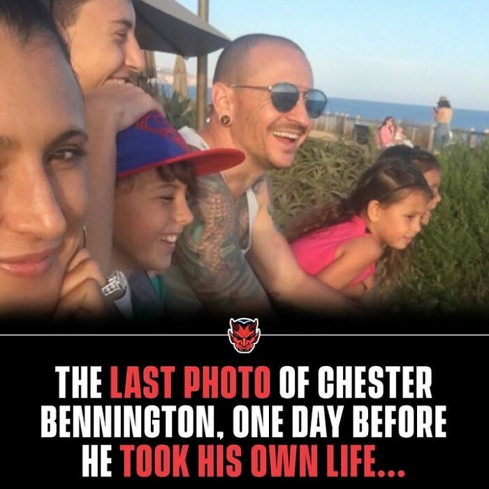 Last photo of Chester Bennington, a creepy fact featured to deprive somebody of sleep with unsettling images.
