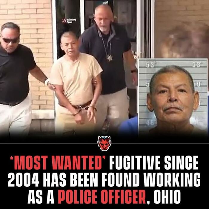 Most wanted fugitive found working as police officer in Ohio, a creepy fact from random creepy facts to deprive somebody of sleep.